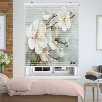 پرده زبرا زیو مدل سیلوئت P-6063 سایز 150x150 سانتی متر