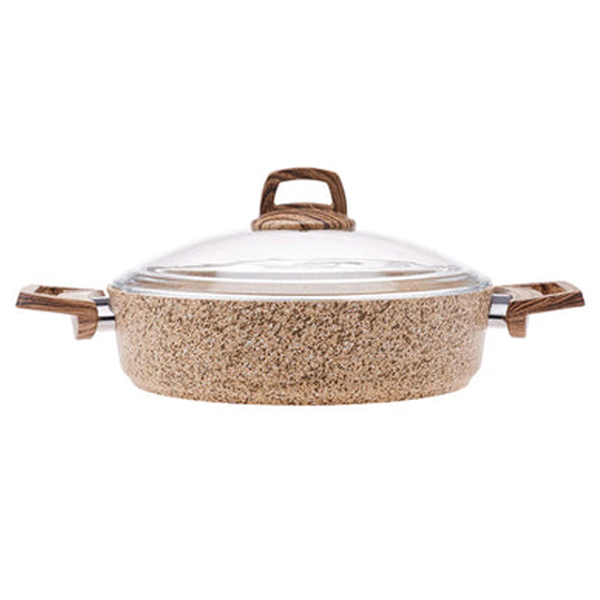 تابه کاراجا مدل Wood BioGranit سایز 26