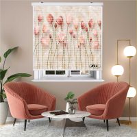 پرده زبرا زیو مدل سیلوئت 3D1409 سایز 150x150 سانتی متر