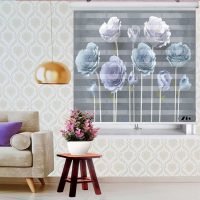پرده زبرا زیو کد 3D1058 سایز 150x150 سانتی متر