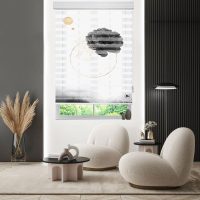 پرده زبرا زیو مدل O-7022 سایز 100x280 سانتی متر