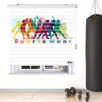 پرده زبرا زیو مدل Sport اسپورت سایز 100x280 سانتی متر