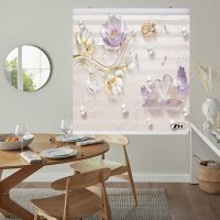 پرده زبرا زیو کد 3D1328 سایز 150x200 سانتی متر