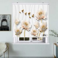 پرده زبرا زیو مدل 3D1109 سایز 150x150 سانتی متر