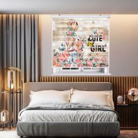 پرده زبرا زیو کد W4020 سایز 150X150 سانتی متر