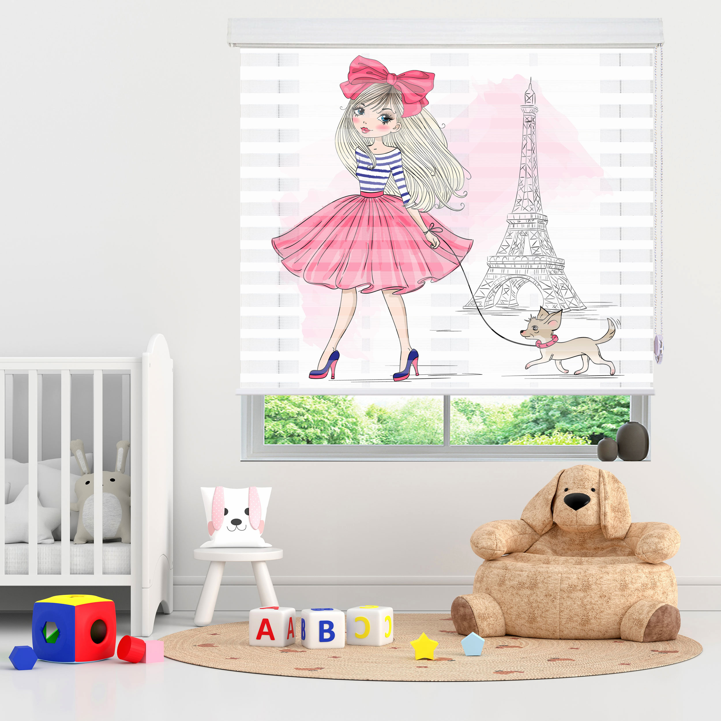 پرده زبرا زیو مدل K3003 سایز 200x150 سانتی متر
