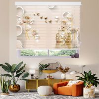 پرده زبرا زیو مدل 3D-1014 سایز 150x200 سانتی متر