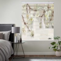پرده زبرا زیو کد 3D1244 سایز 150x150 سانتی متر