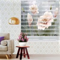 پرده زبرا زیو کد 3D1064 سایز 150x150 سانتی متر