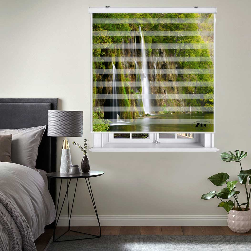 پرده زبرا زیو کد L5031 سایز 150X150 سانتی متر
