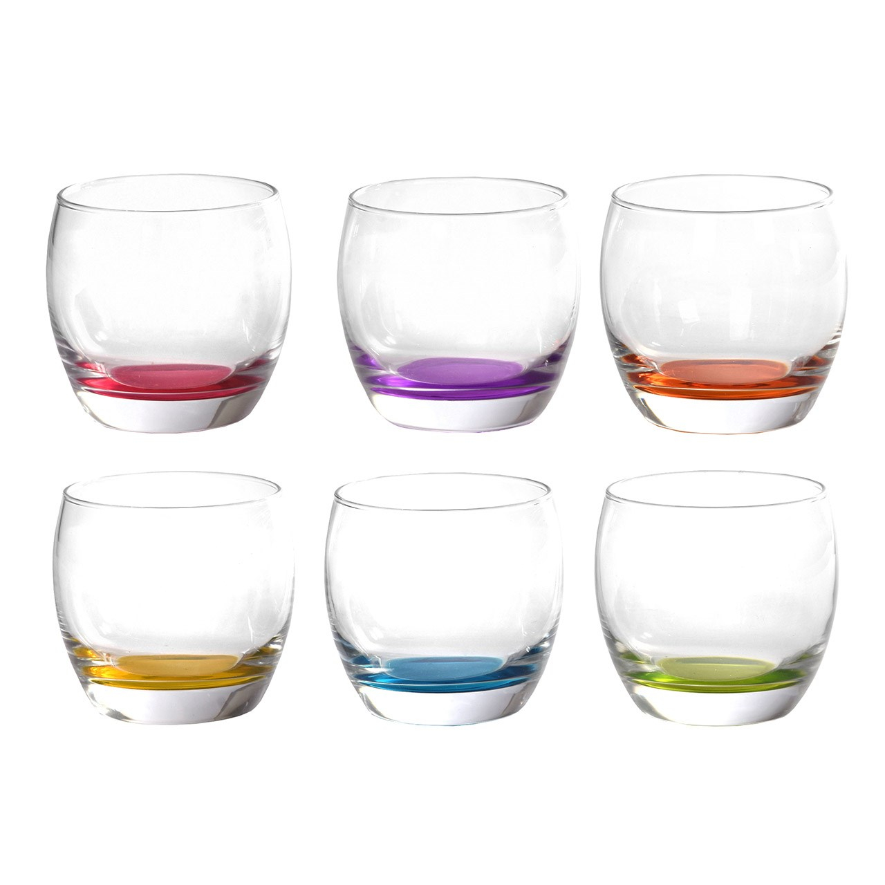 لیوان پاشاباغچه مدل Barrel کد 98537 بسته 6 عددی