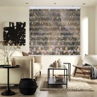 پرده زبرا زیو کد 3D1228 سایز 150x150 سانتی متر