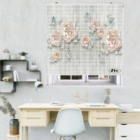 پرده زبرا زیو مدل 3D1119 سایز 150x150 سانتی متر