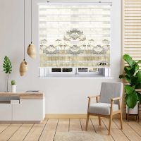 پرده زبرا زیو کد MP-9010 سایز 150x150 سانتی متر