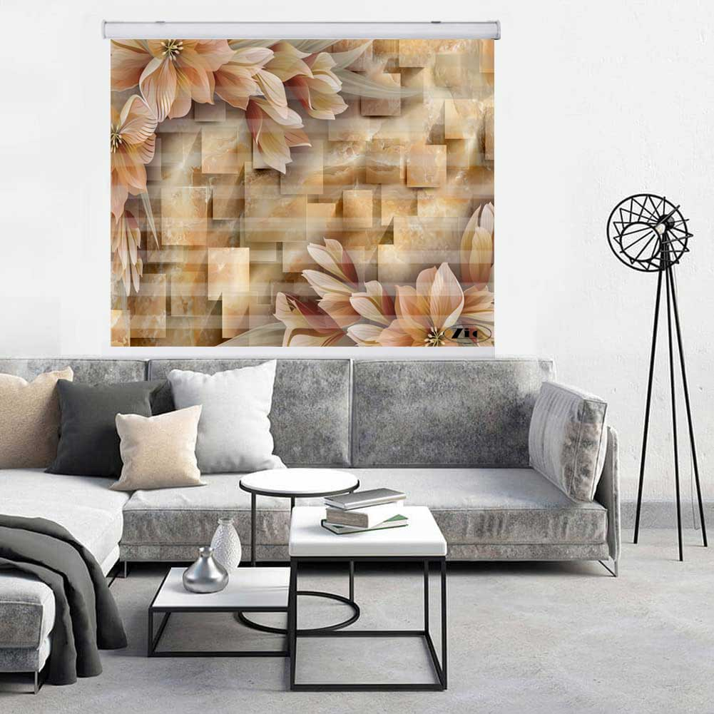 پرده زبرا زیو کد 3D1241 سایز 150x150 سانتی متر