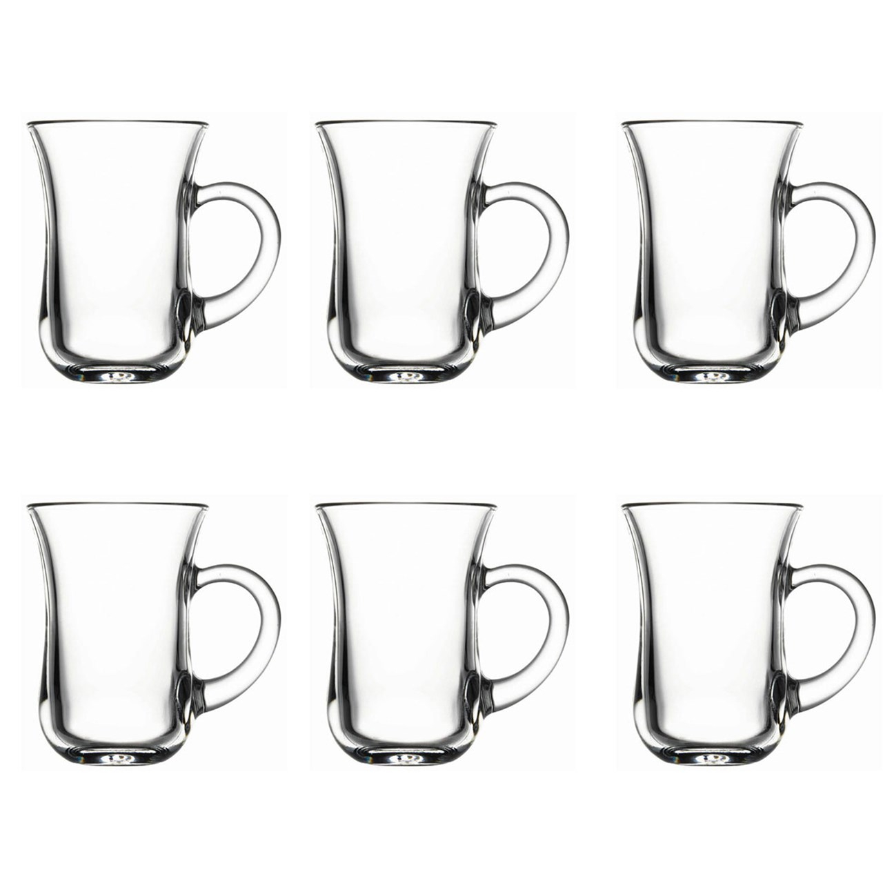 استکان پاشاباغچه سری Keyif کد55411 بسته 6 عددی