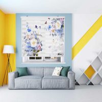 پرده زبرا زیو کد 3D1543 سایز 150X150 سانتی متر