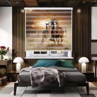 پرده زبرا زیو کد 0A7054 سایز 150x150 سانتی متر