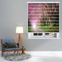 پرده زبرا زیو کد L5035 سایز 150X150 سانتی متر