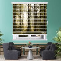 پرده زبرا زیو مدل L5001 سایز 150x280 سانتی متر