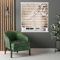 پرده زبرا زیو کد 3D1457 سایز 150x200 سانتی متر