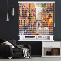 پرده زبرا زیو مدل P 6087 سایز 150x150 سانتی متر