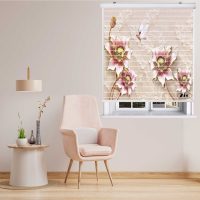 پرده زبرا زیو مدل 3D1095 سایز 150x150 سانتی متر