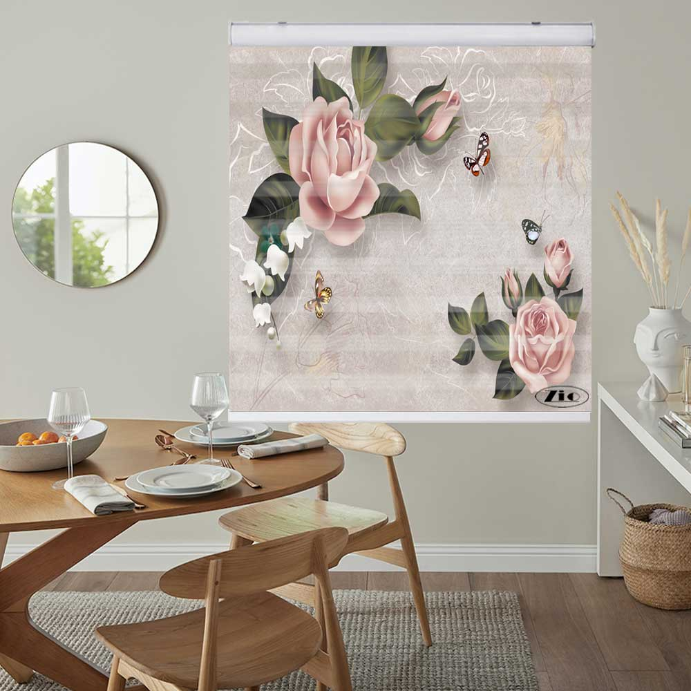 پرده زبرا زیو کد 3D1329 سایز 150x200 سانتی متر