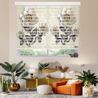 پرده زبرا زیو مدل 3D-1092 سایز 150x200 سانتی متر