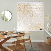 پرده زبرا زیو کد 3D1326 سایز 150x150 سانتی متر