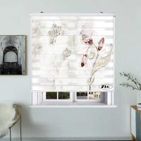 پرده زبرا زیو کد 3D1437 سایز 150x150 سانتی متر