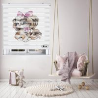 پرده زبرا زیو مدل K3019 سایز 150x200 سانتی متر