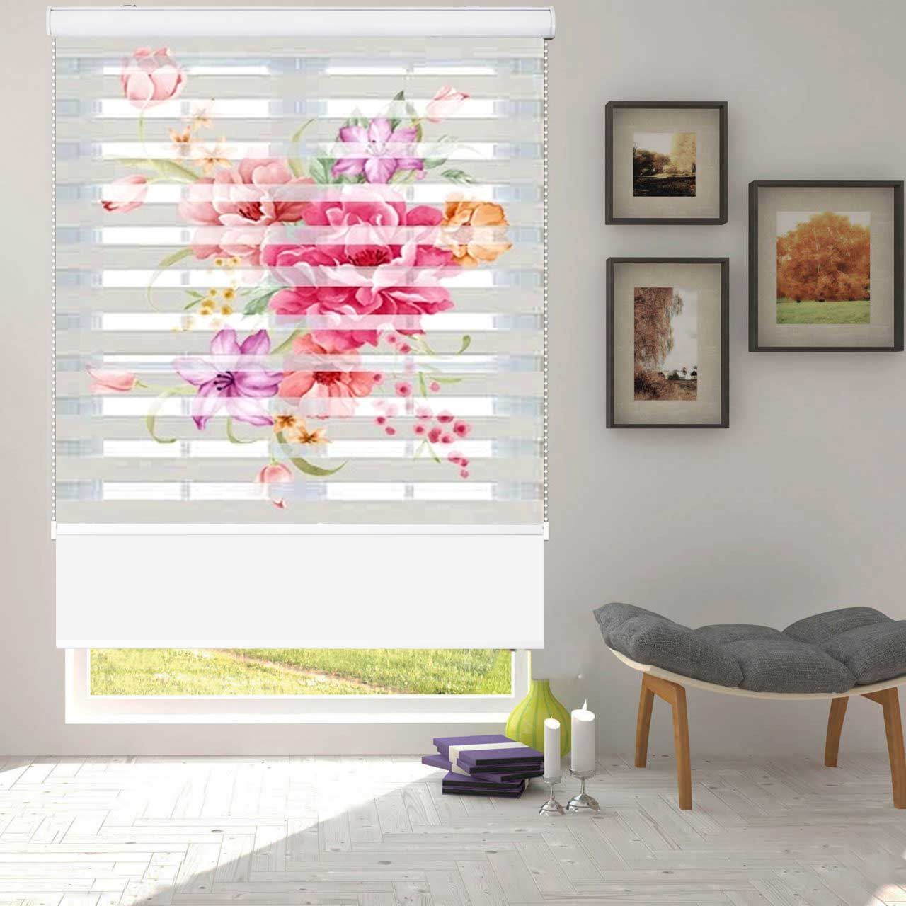 پرده زبرا زیو کد 3131 سایز 130x200 سانتی متر