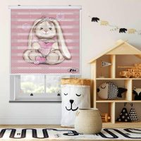 پرده زبرا زیو کد K3101 سایز 150X150 سانتی متر