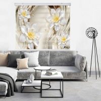 پرده زبرا زیو کد  3D1287 سایز 150x200 سانتی متر