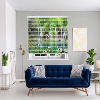 پرده زبرا زیو کد L5021 سایز 150X150 سانتی متر