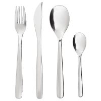 سرویس قاشق و چنگال 16 پارچه ایکیا مدل MOPSIG-0034