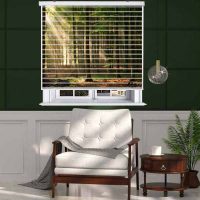 پرده زبرا زیو مدل L-5024 سایز 150x150 سانتی متر