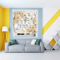 پرده زبرا زیو کد 3D1522 سایز 150x200 سانتی متر