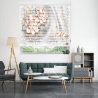 پرده زبرا زیو مدل 3D-1168 سایز 150x150 سانتی متر