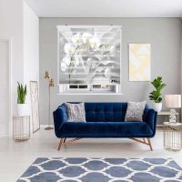 پرده زبرا زیو کد 3D1493 سایز 150x200 سانتی متر