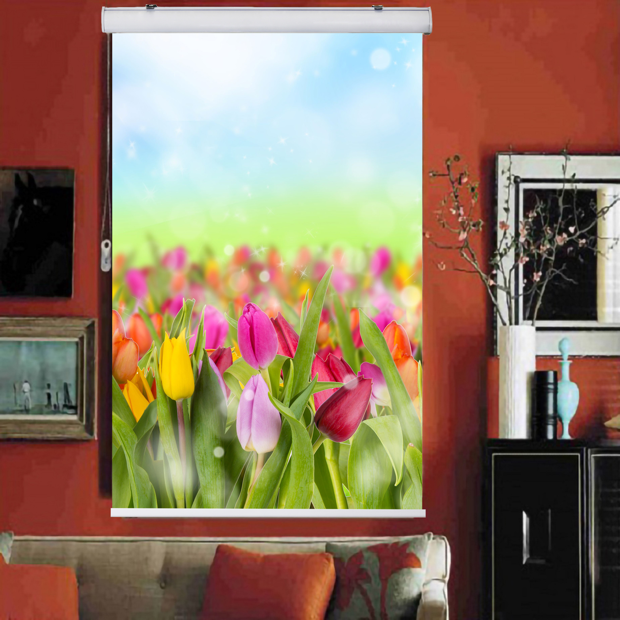 پرده شید زیو کد NT103 سایز 200 × 140 سانتی‌ متر