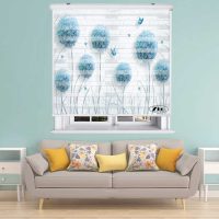 پرده زبرا زیو کد 3D1519 سایز 150X150 سانتی متر