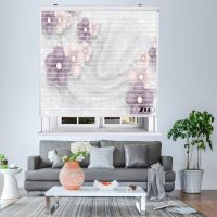 پرده زبرا زیو مدل سیلوئت 3D1264 سایز 150x150 سانتی متر