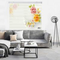 پرده زبرا زیو کد 3D1390 سایز 150x200 سانتی متر