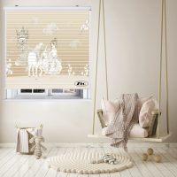 پرده زبرا زیو مدل سیلوئت K3087 سایز 150x150 سانتی متر