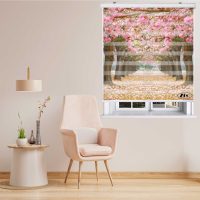 پرده زبرا زیو کد L5012 سایز 150X150 سانتی متر