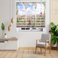 پرده زبرا زیو کد L5043 سایز 150X150 سانتی متر