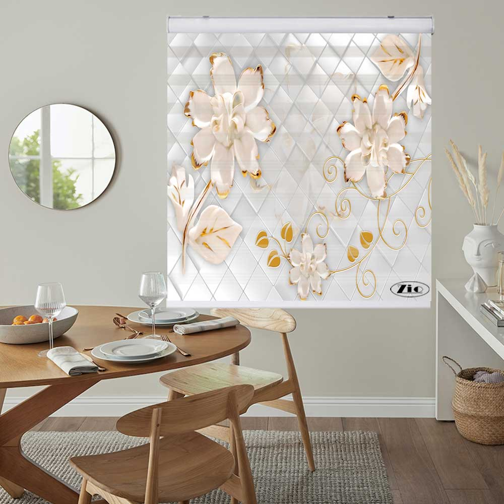 پرده زبرا کد کالا 3D1249 سایز 150x200 سانتی متر