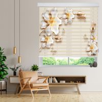 پرده زبرا زیو مدل 3D-1106 سایز 100x200 سانتی متر